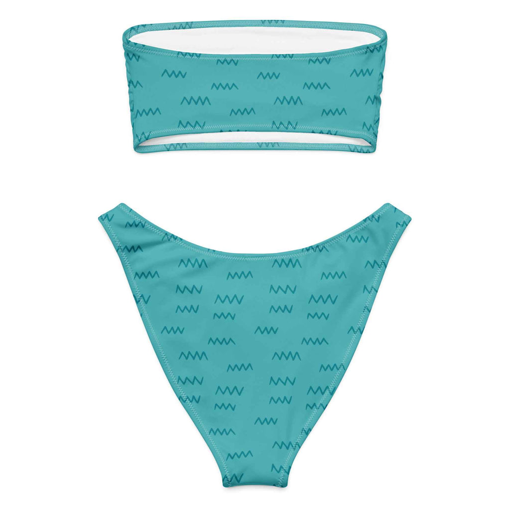 Recycled bandeau bikini