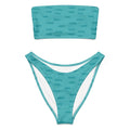 Recycled bandeau bikini