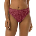 Recycled high-waisted bikini bottom