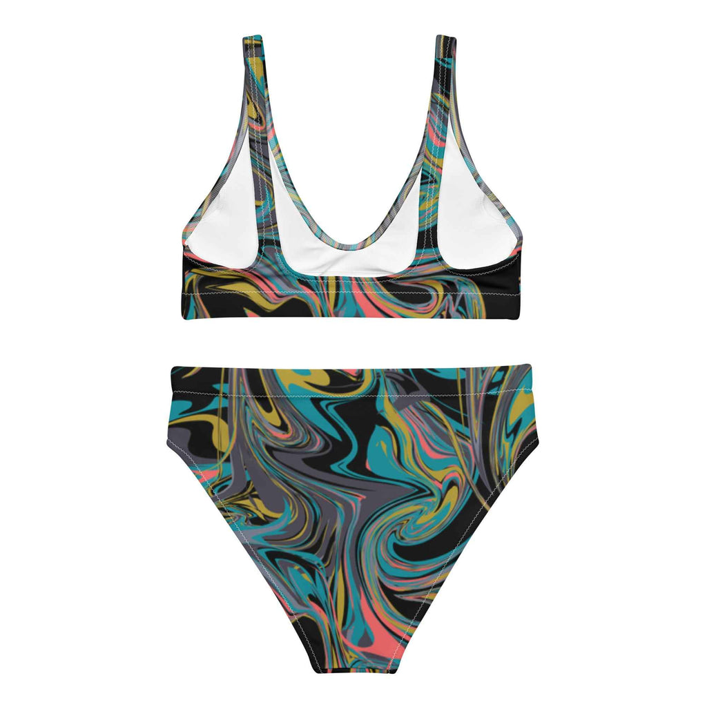 Recycled high-waisted bikini