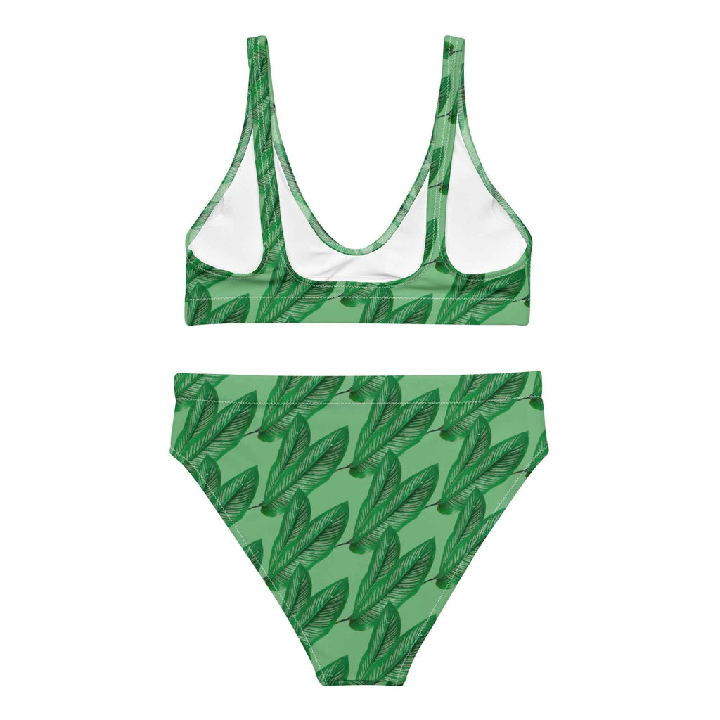 Recycled high-waisted bikini