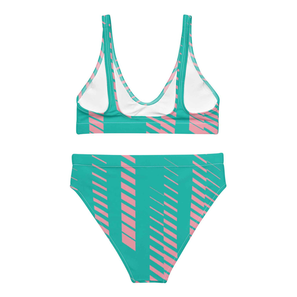 Recycled high-waisted bikini