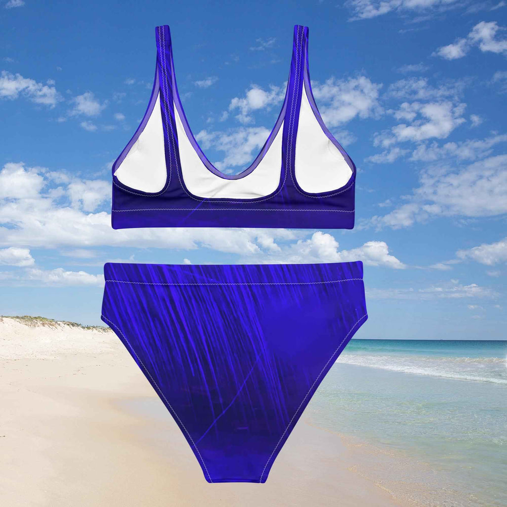 Recycled high-waisted bikini