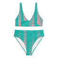 Recycled high-waisted bikini