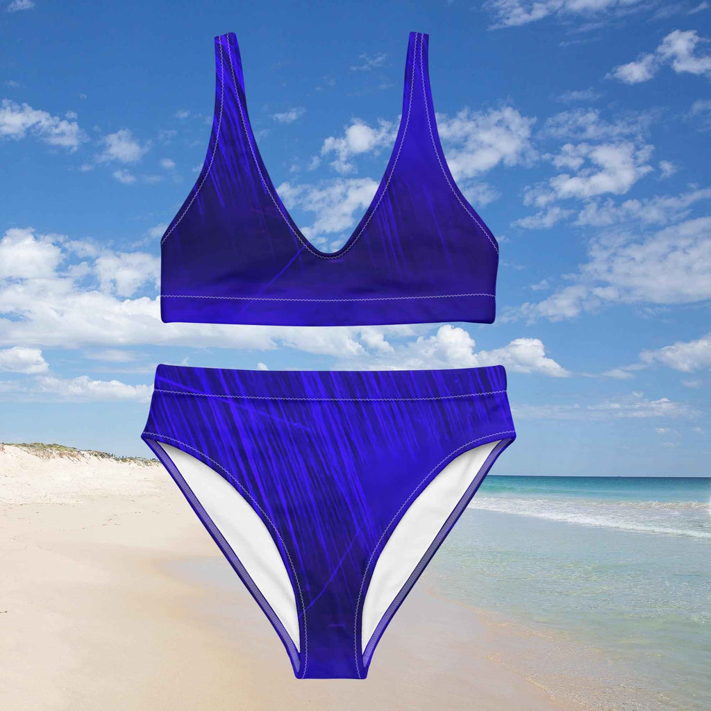 Recycled high-waisted bikini