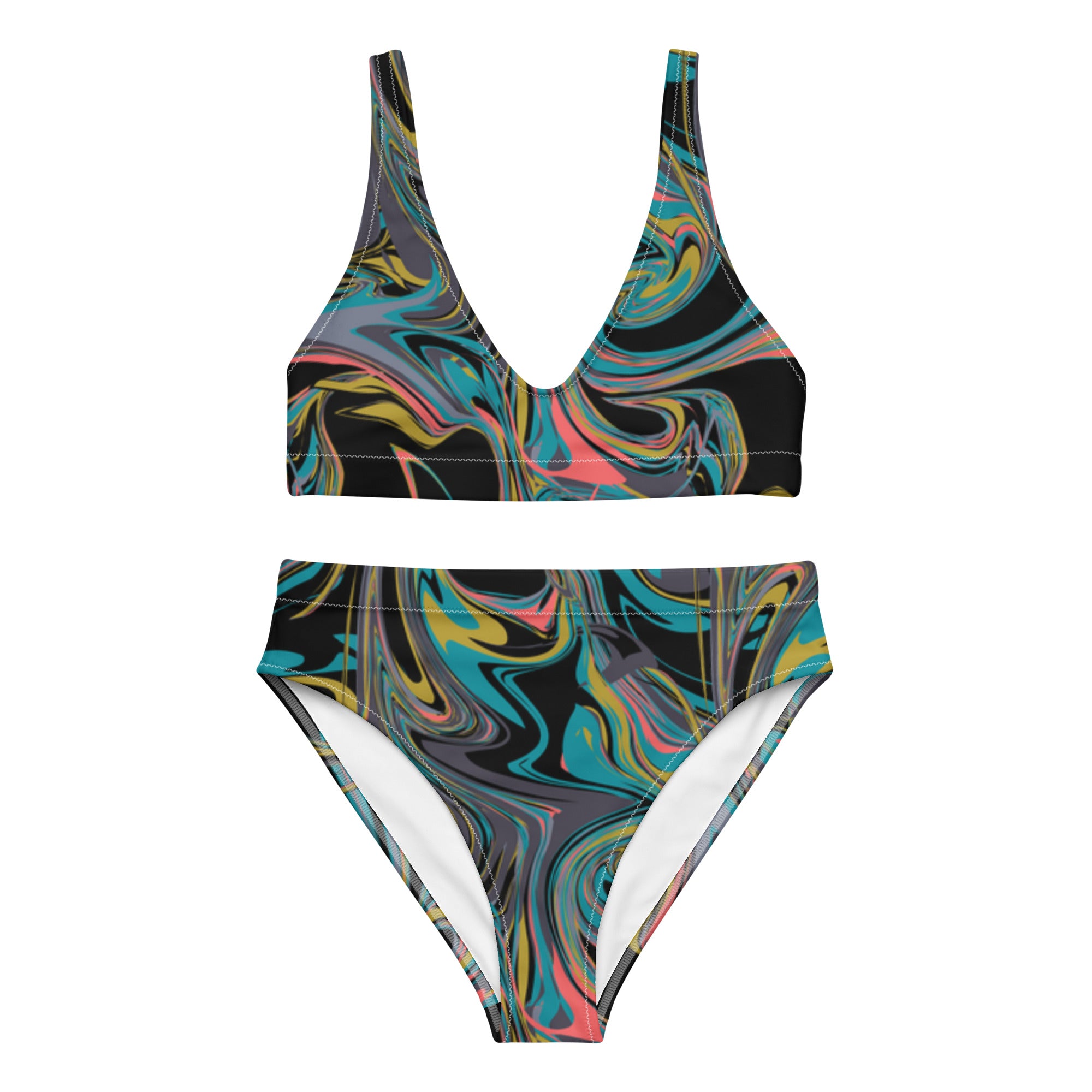 Recycled high-waisted bikini - MCM Merchandise