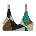 Recycled padded bikini top