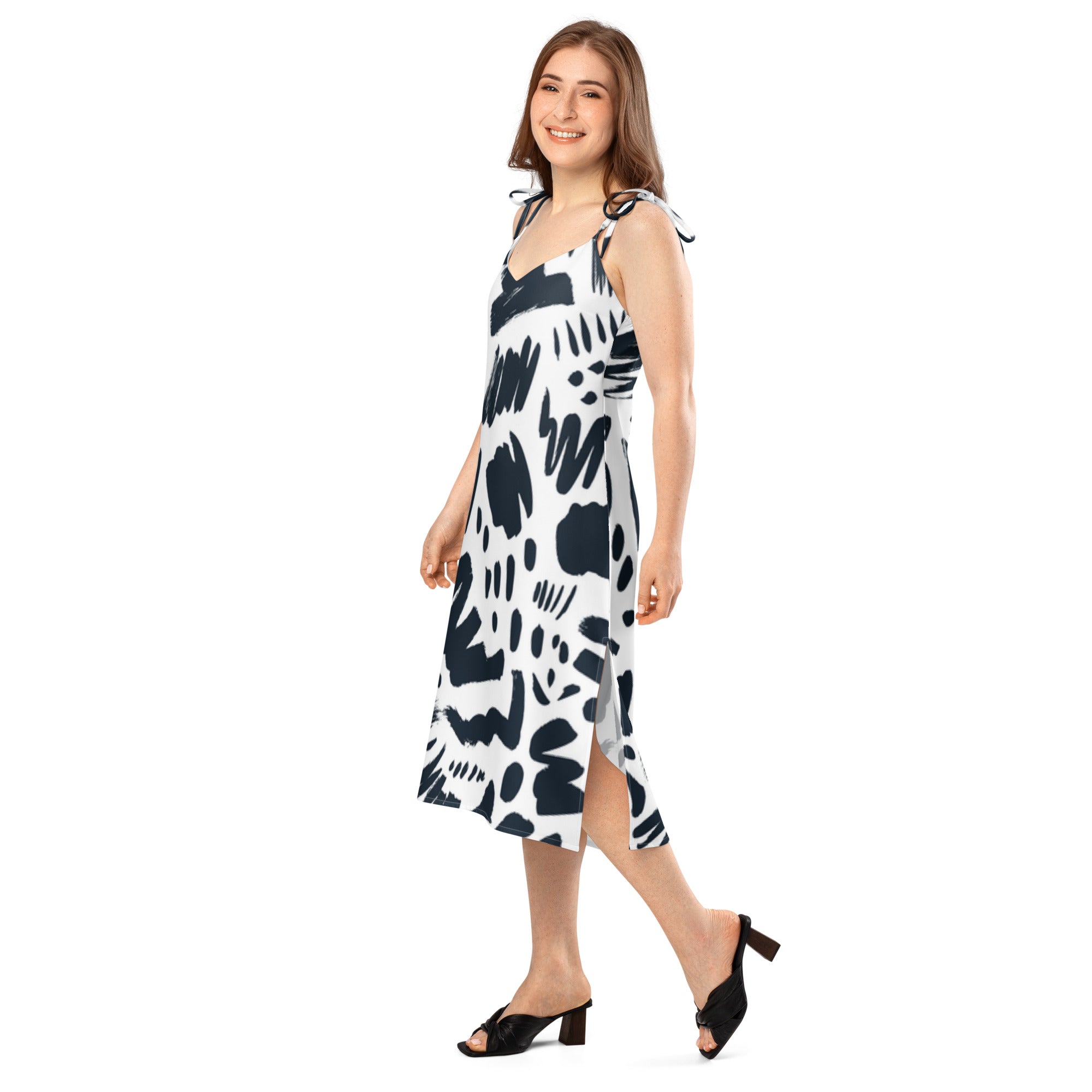 Tie-strap midi dress - MCM Merchandise