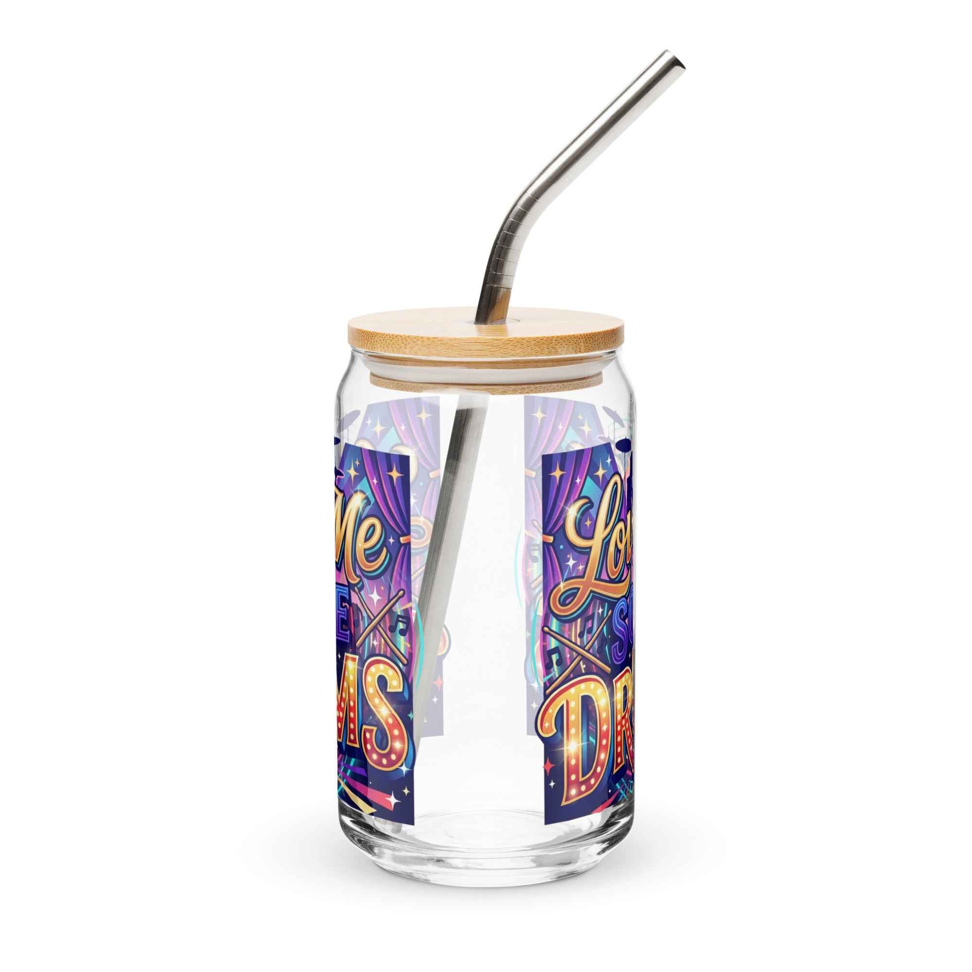 Can-shaped glass
