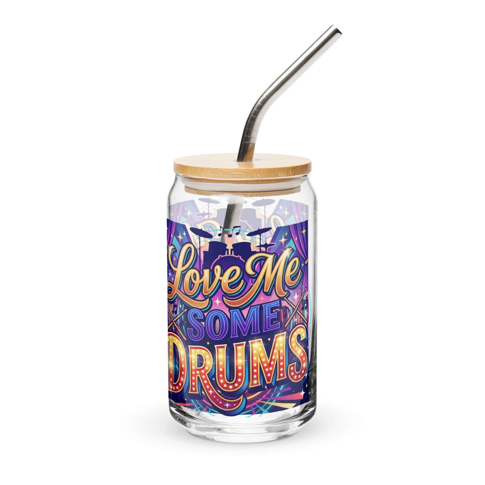 Can-shaped glass