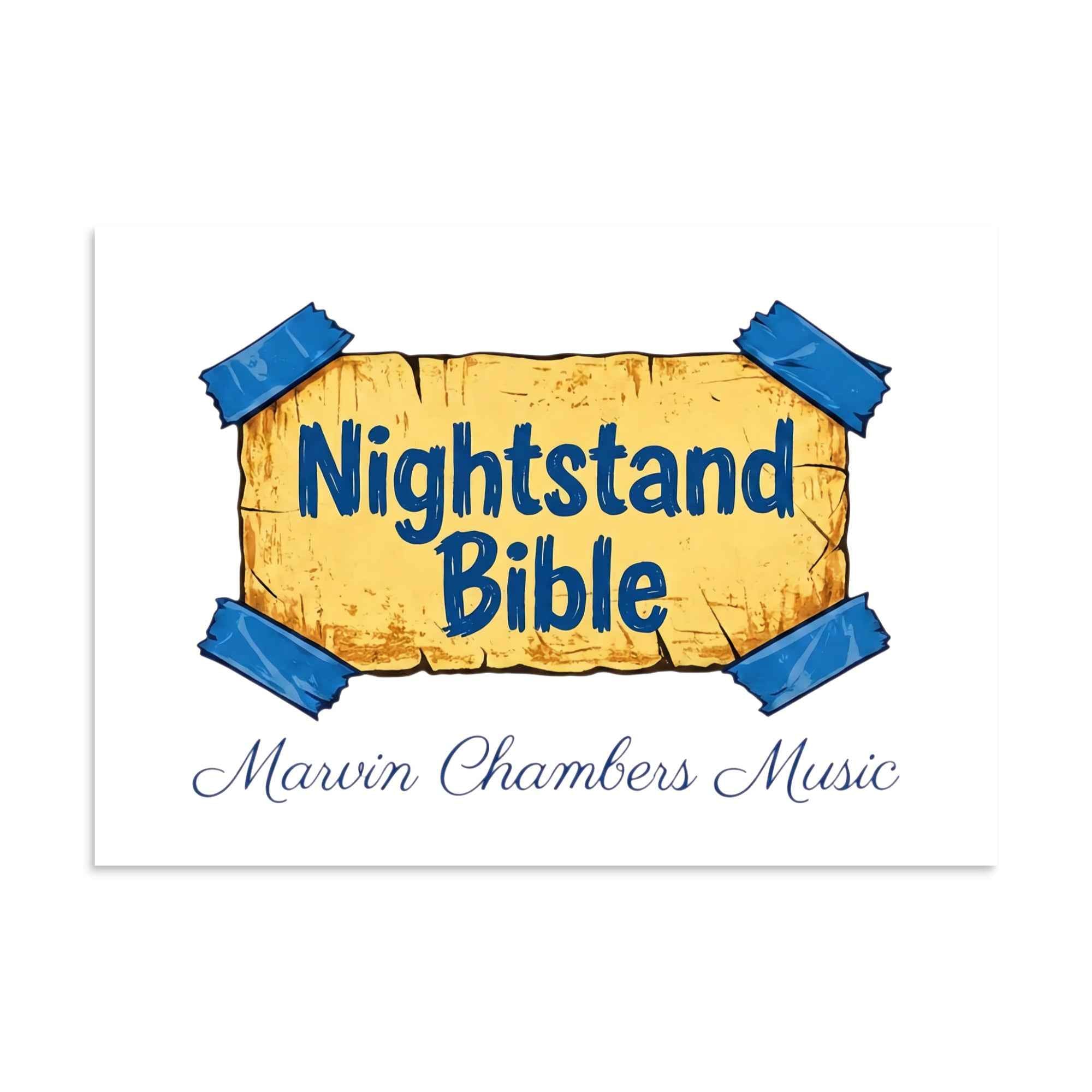 Nightstand Bible Poster