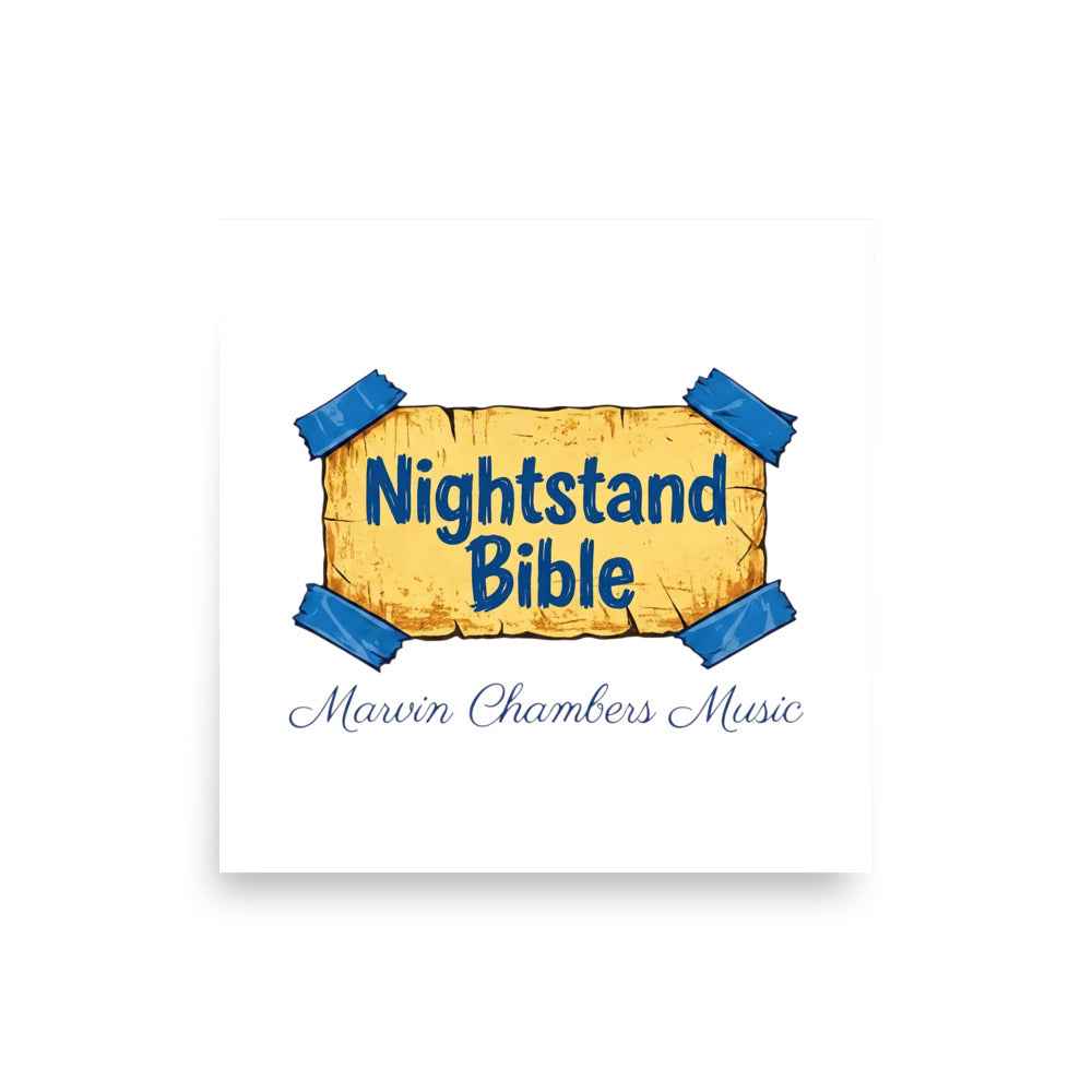 Nightstand Bible Poster