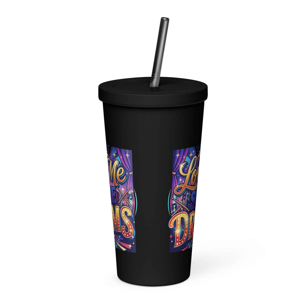 Insulated Tumbler with Straw for Hot and Cold Beverages