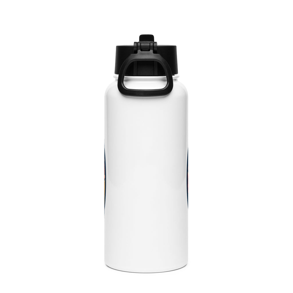 Stainless steel water bottle with a straw lid - MCM Merchandise