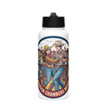 Stainless steel water bottle with a straw lid - MCM Merchandise