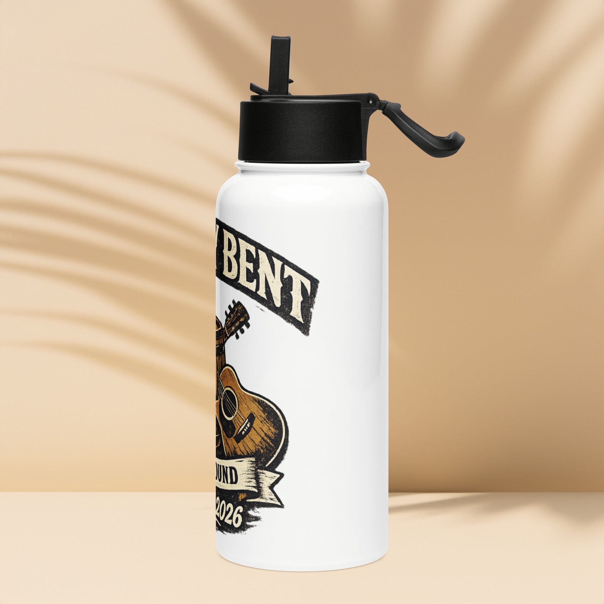 Stainless steel water bottle with a straw lid - MCM Merchandise
