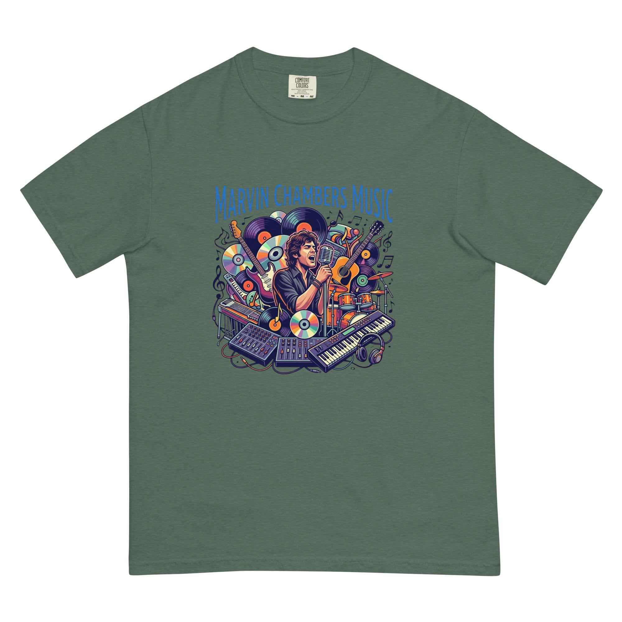 Unisex garment-dyed heavyweight t-shirt