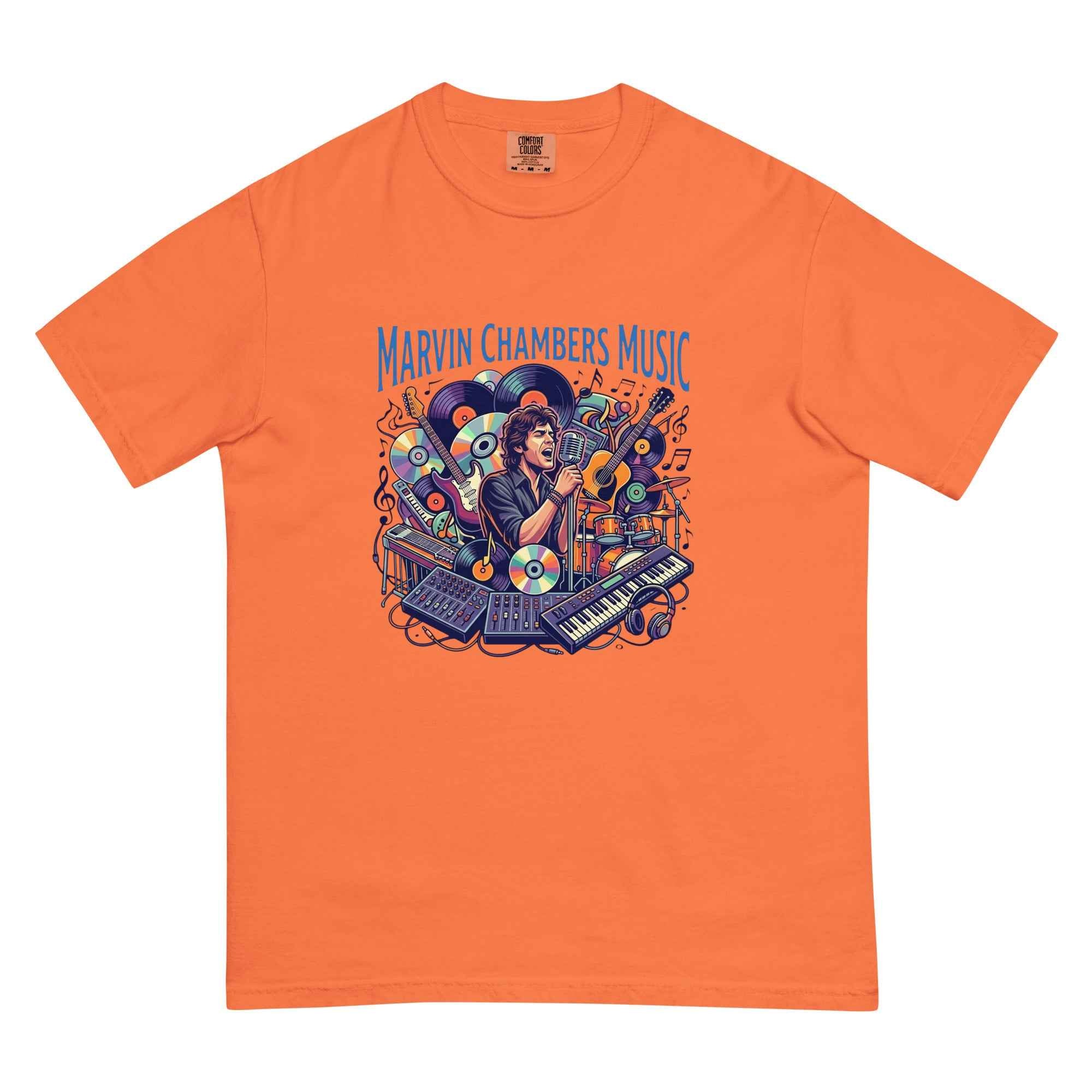 Unisex garment-dyed heavyweight t-shirt