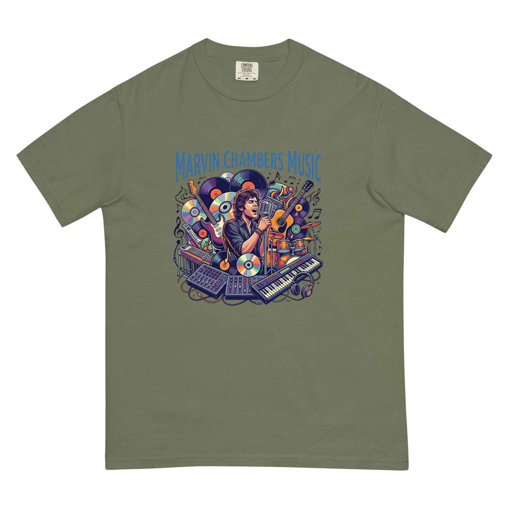 Unisex garment-dyed heavyweight t-shirt