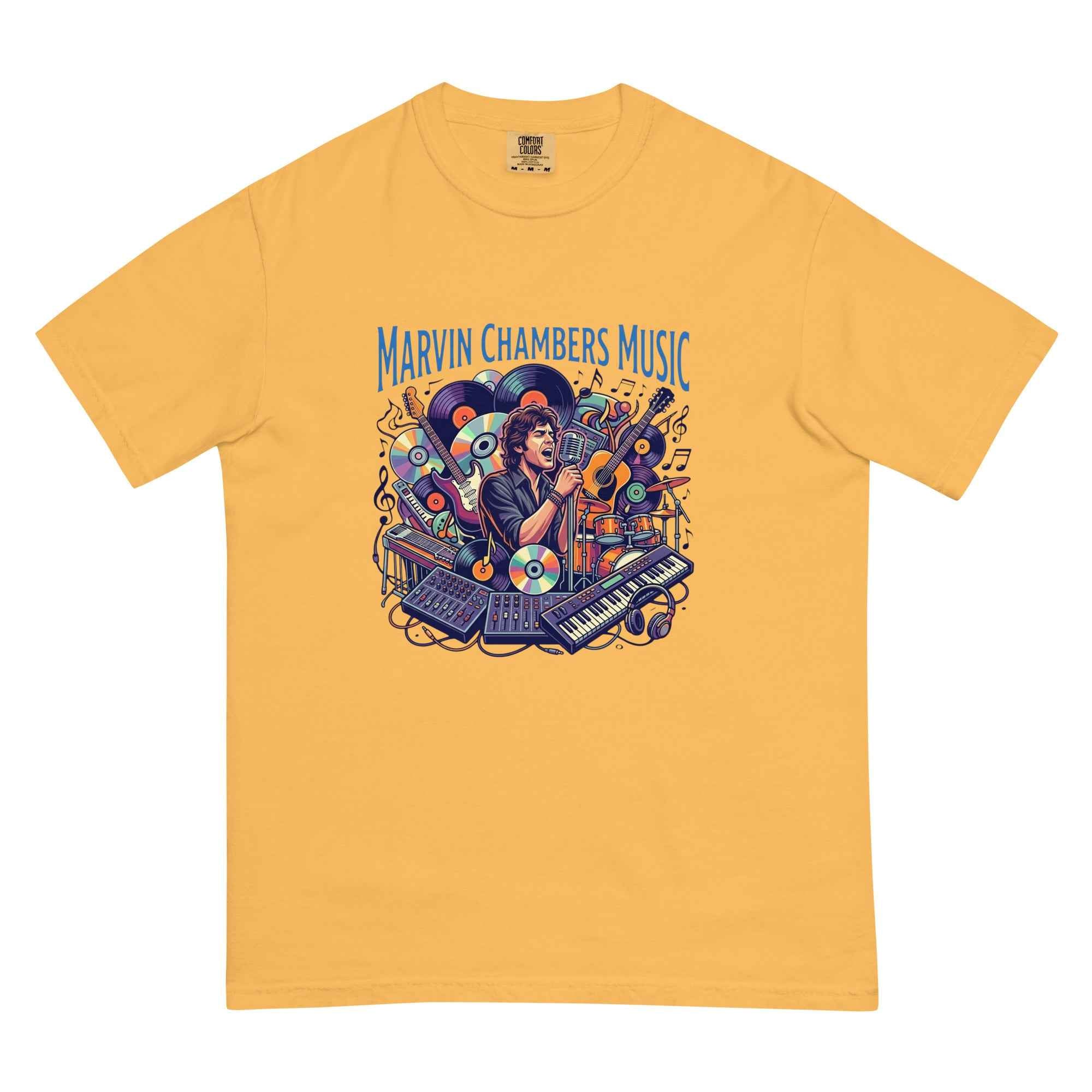 Unisex garment-dyed heavyweight t-shirt