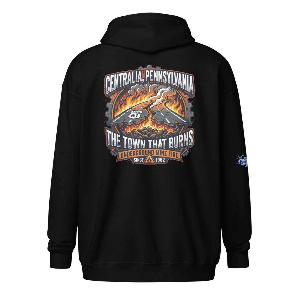 Centralia Pennsylvania Unisex heavy blend zip hoodie