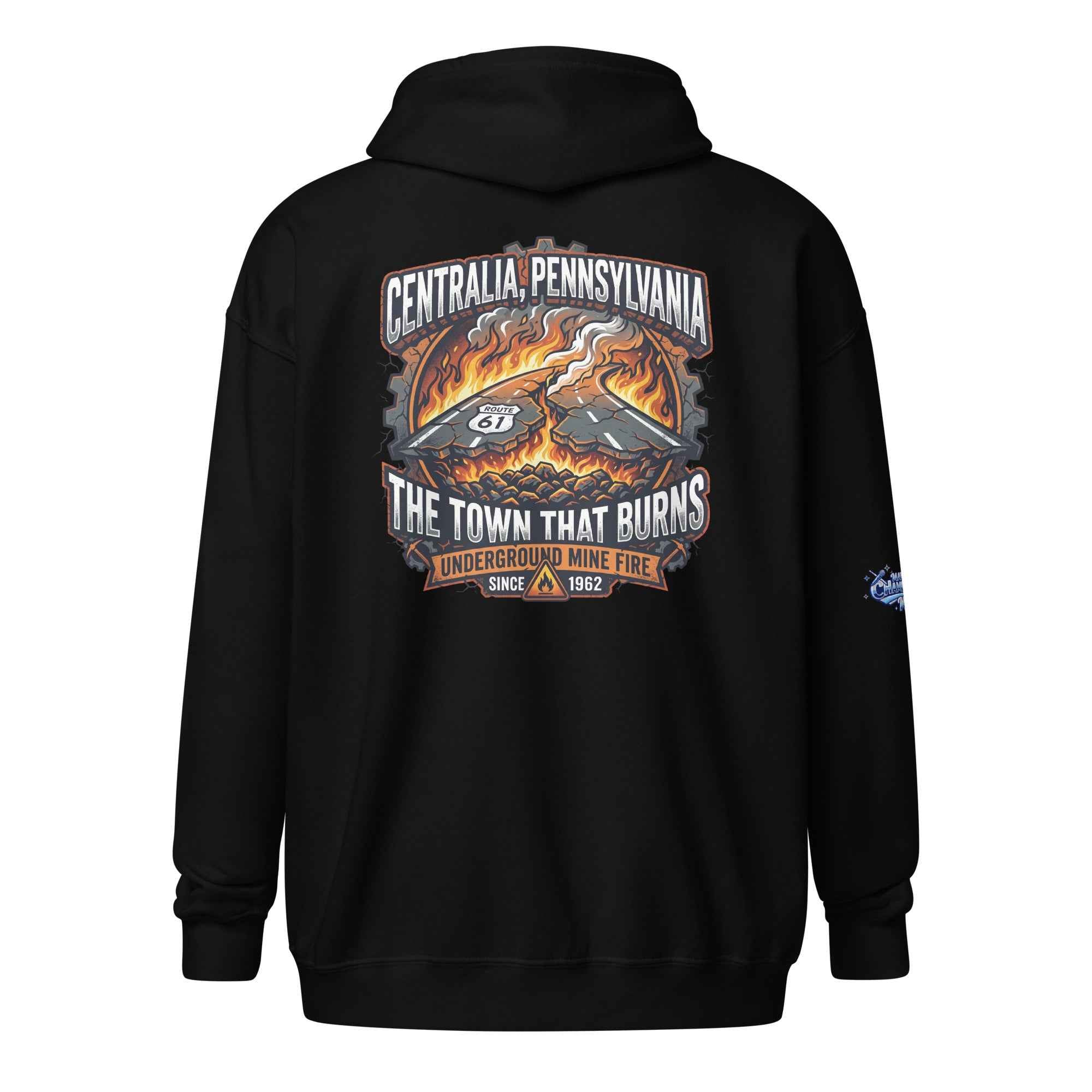 Centralia Pennsylvania Unisex heavy blend zip hoodie