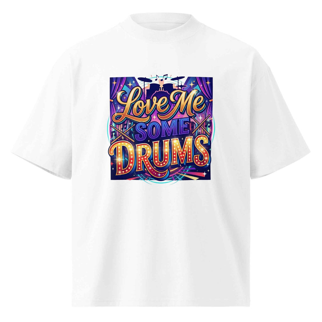 Unisex organic oversized high neck t-shirt