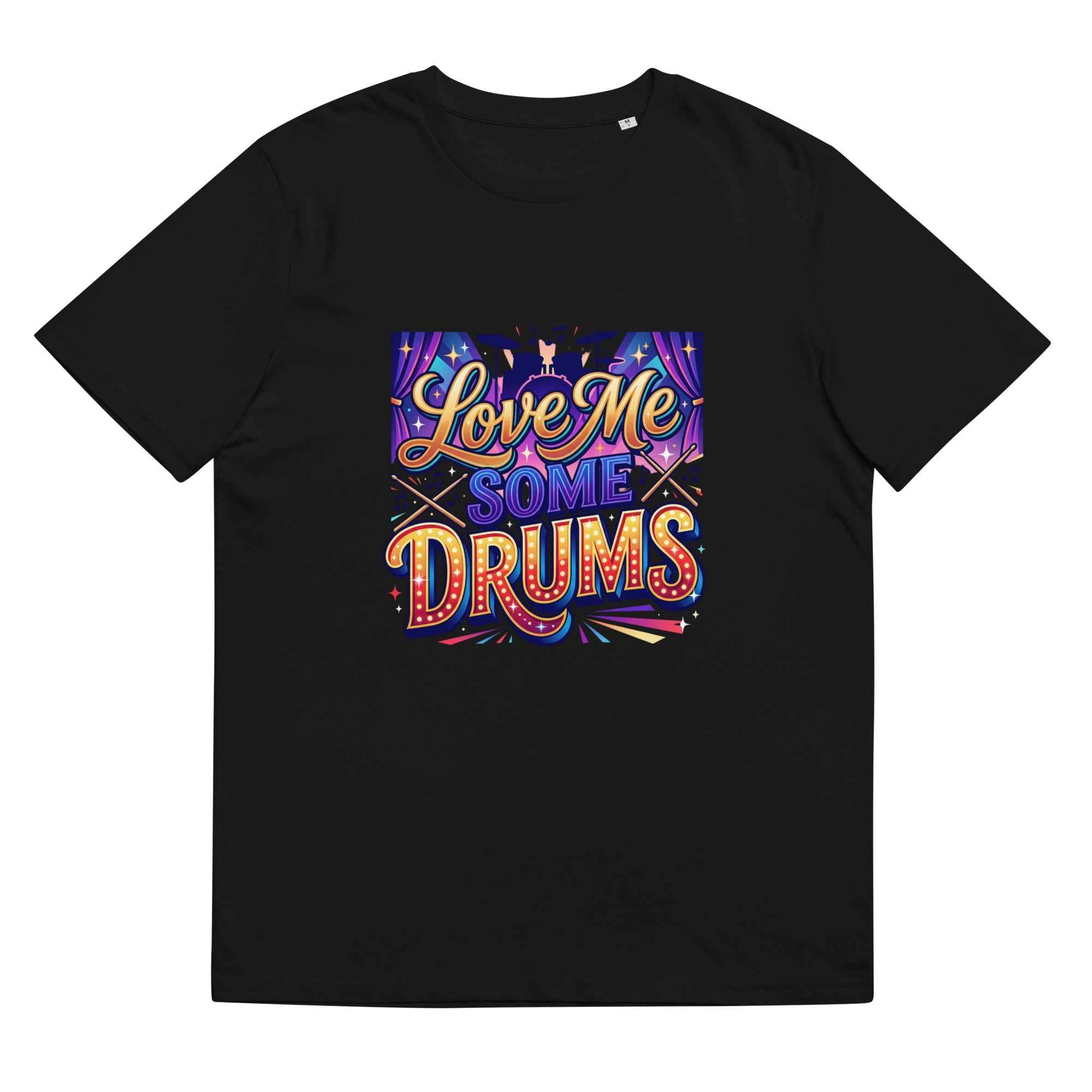 Unisex organic ribbed neck t-shirt