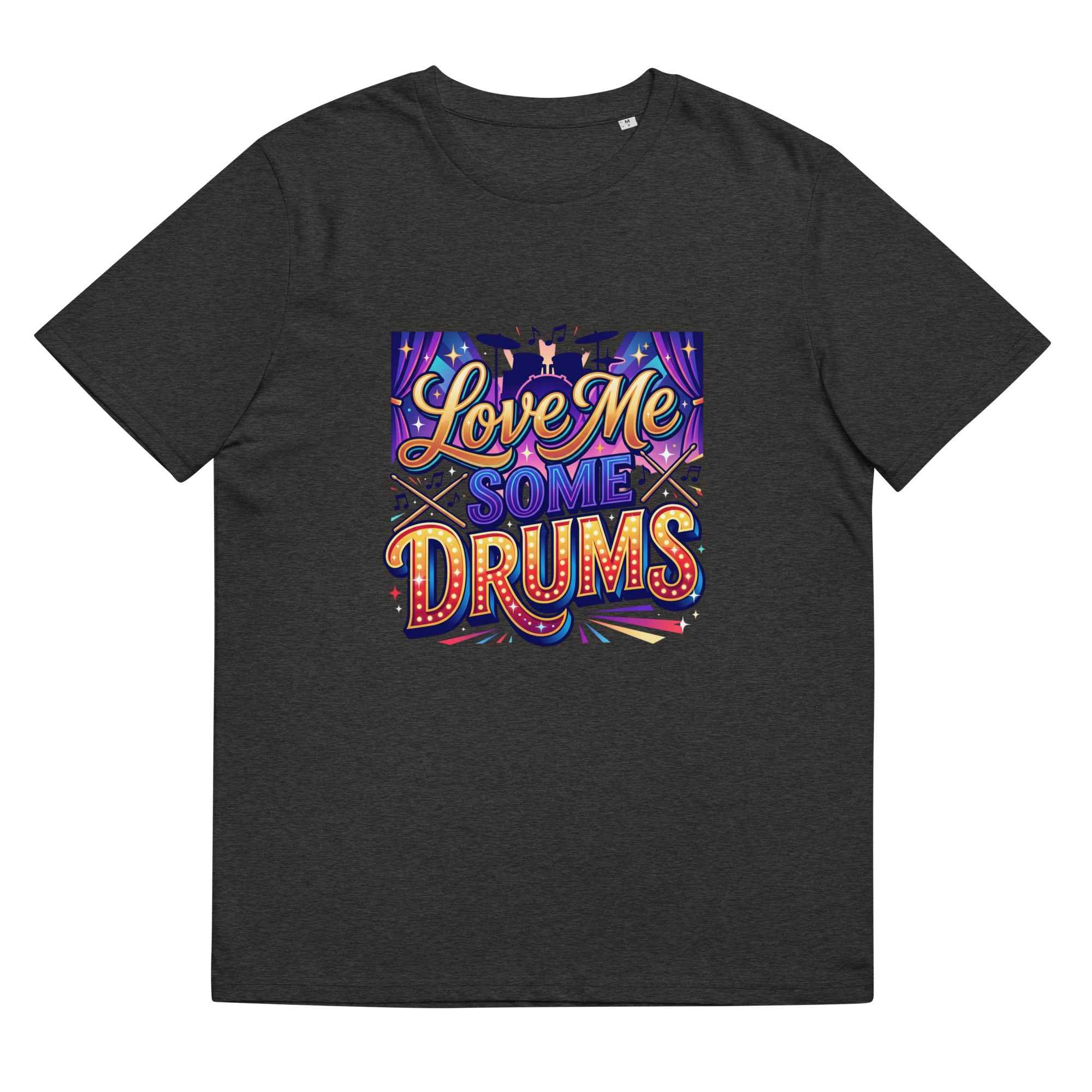 Unisex organic ribbed neck t-shirt