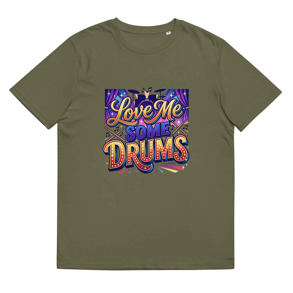 Unisex organic ribbed neck t-shirt