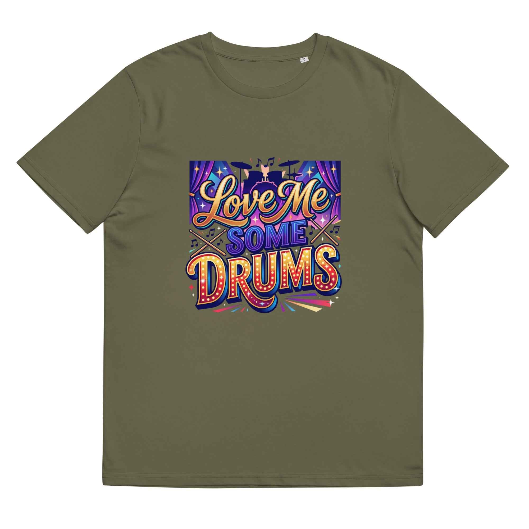 Unisex organic ribbed neck t-shirt