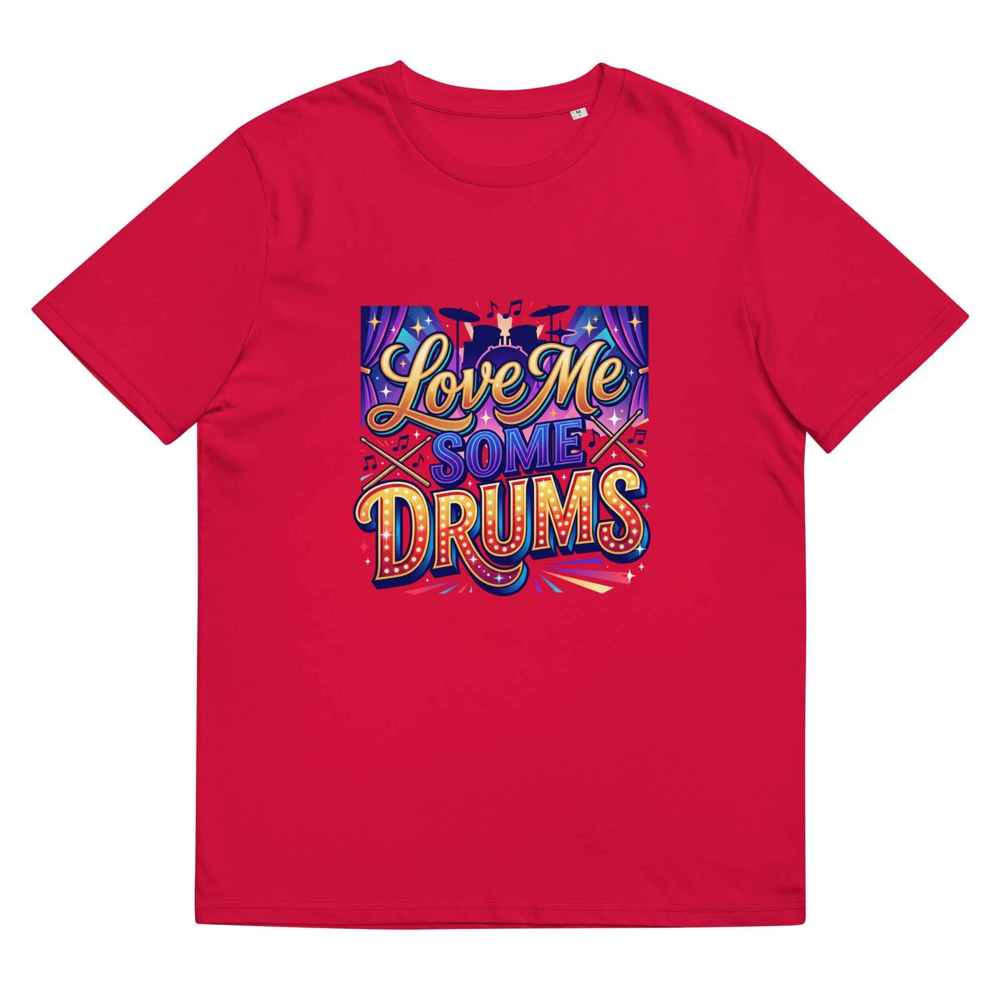 Unisex organic ribbed neck t-shirt
