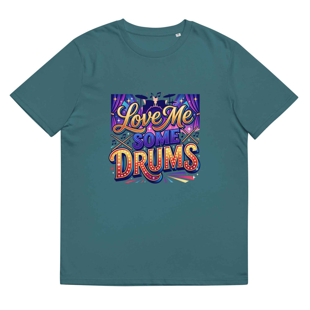 Unisex organic ribbed neck t-shirt