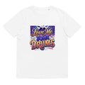 Unisex organic ribbed neck t-shirt