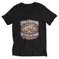 Centralia Pennsylvania  Unisex Short Sleeve V-Neck T-Shirt