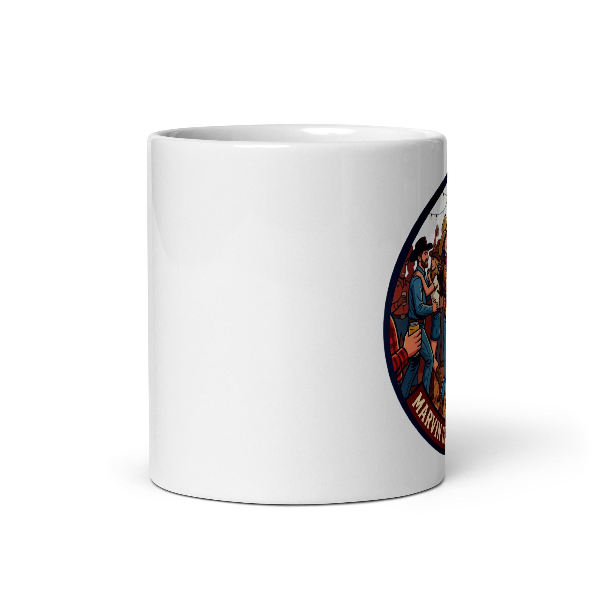 White glossy mug - MCM Merchandise