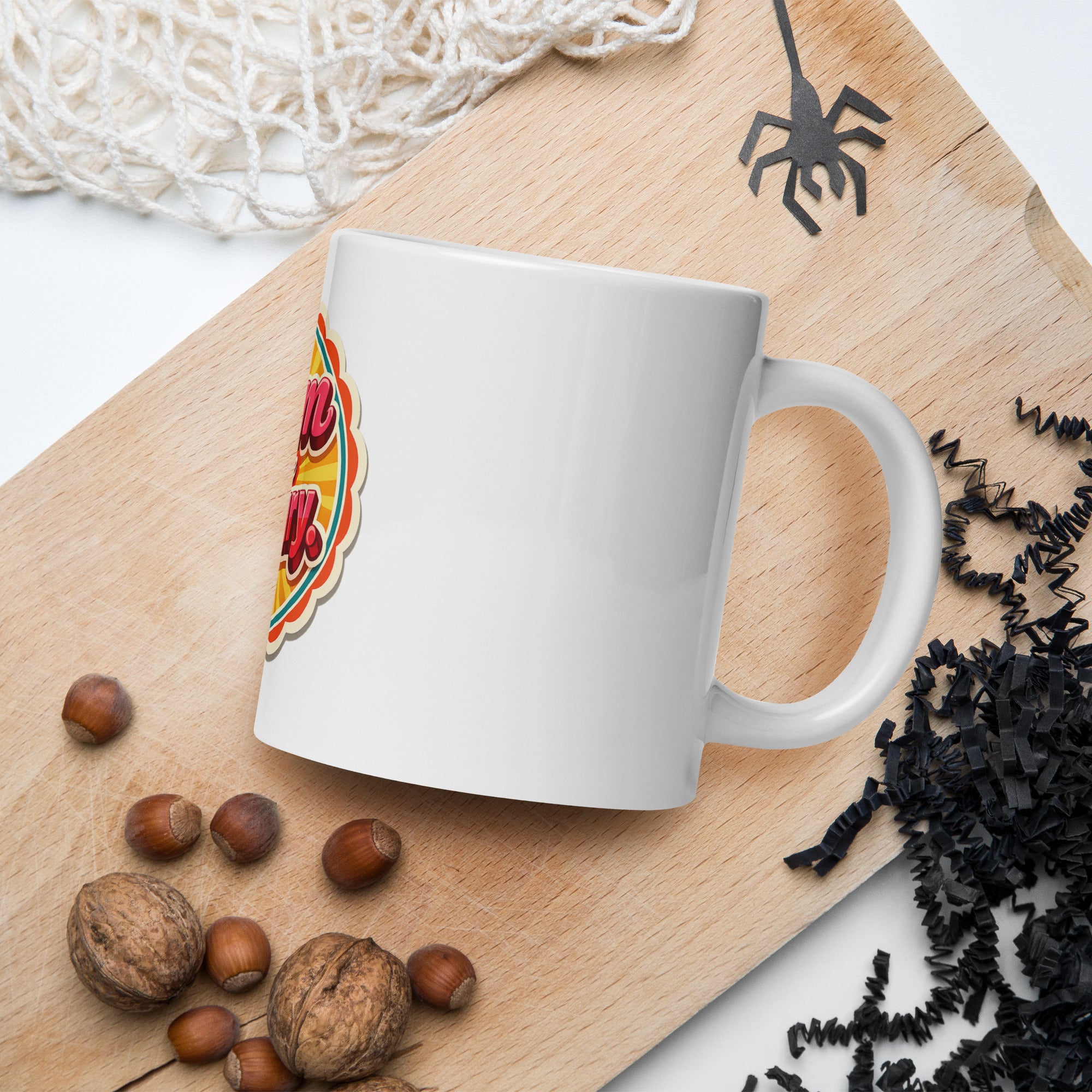 White glossy mug - MCM Merchandise