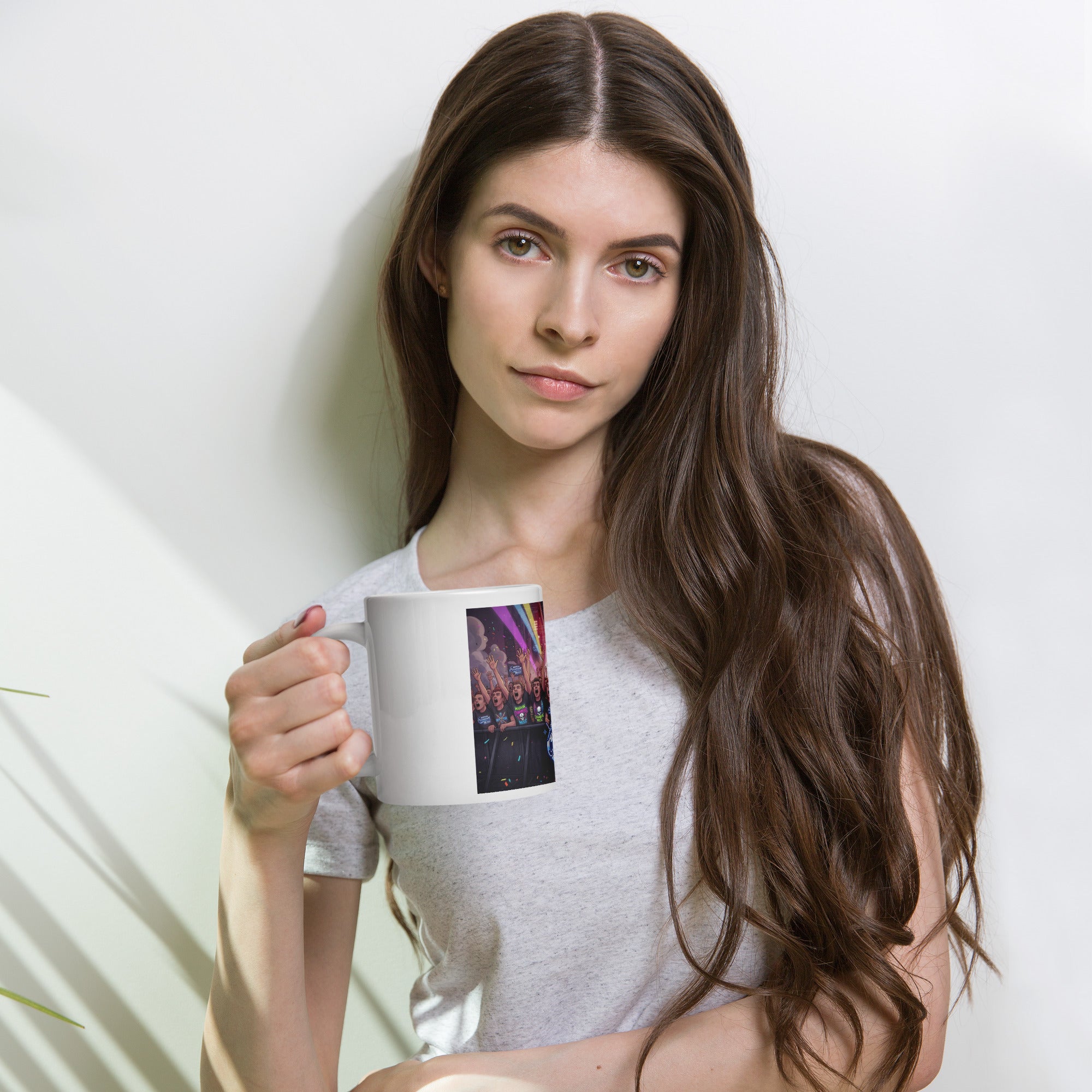 White glossy mug - MCM Merchandise