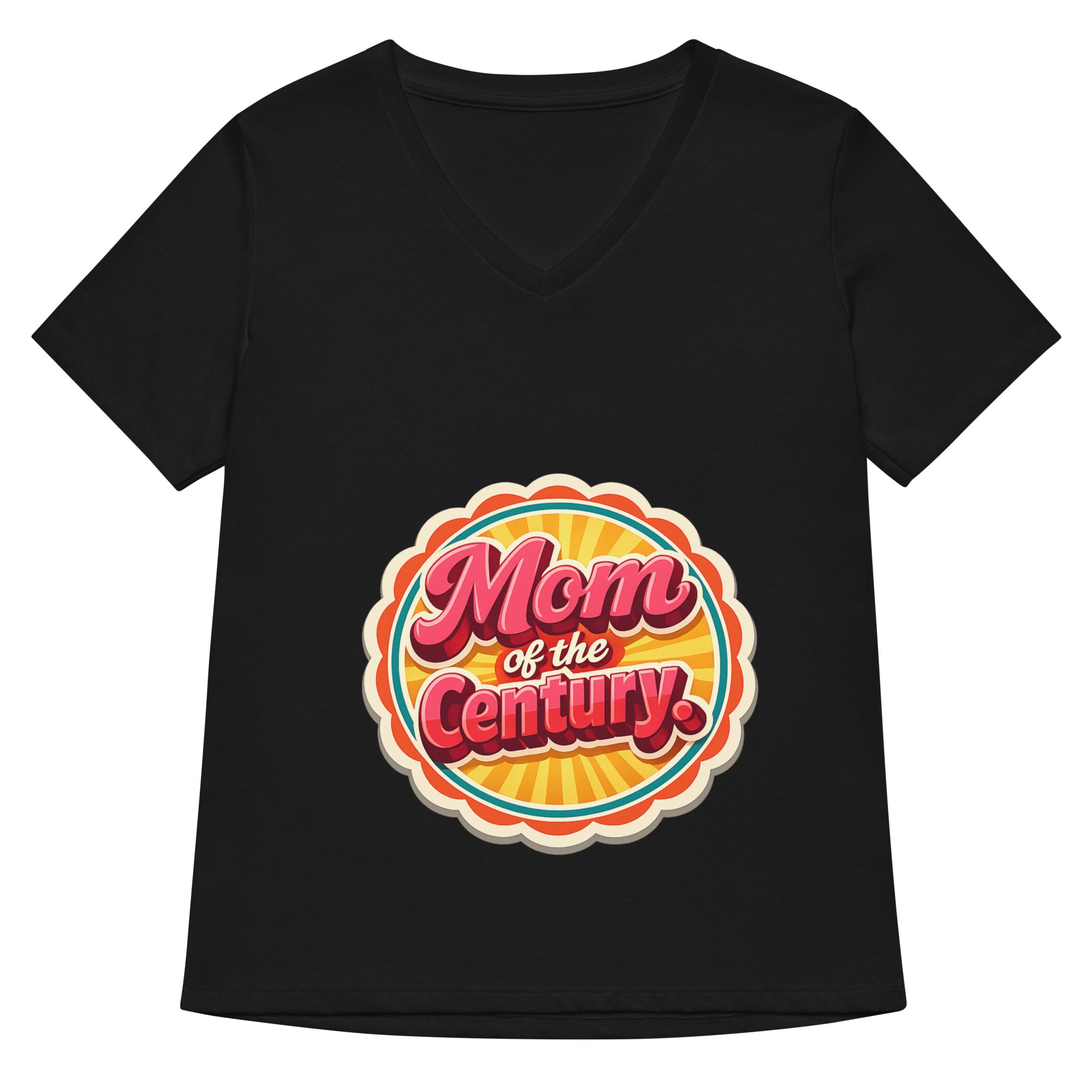 Women’s relaxed v-neck t-shirt - MCM Merchandise